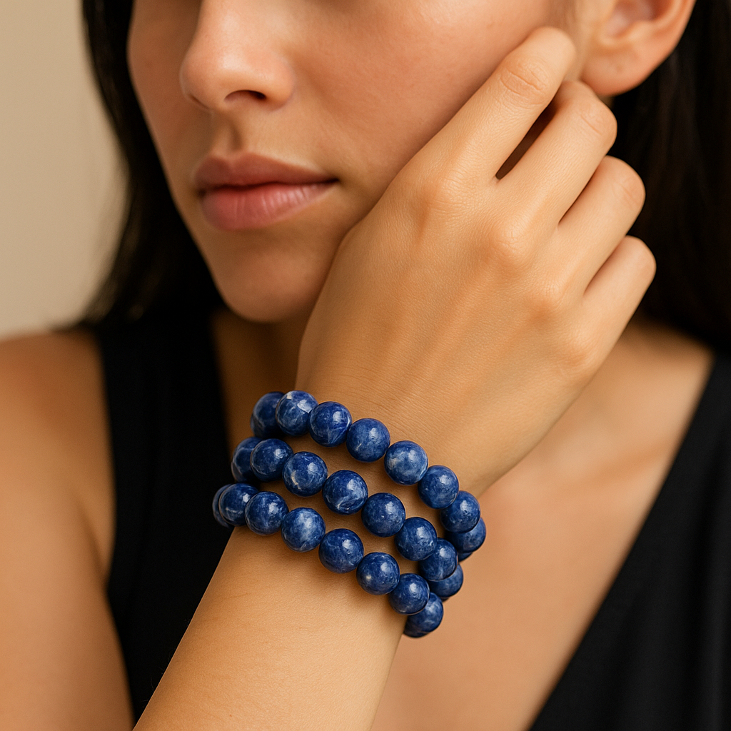FLO's Sodalite (Deep Blue with White Veins)