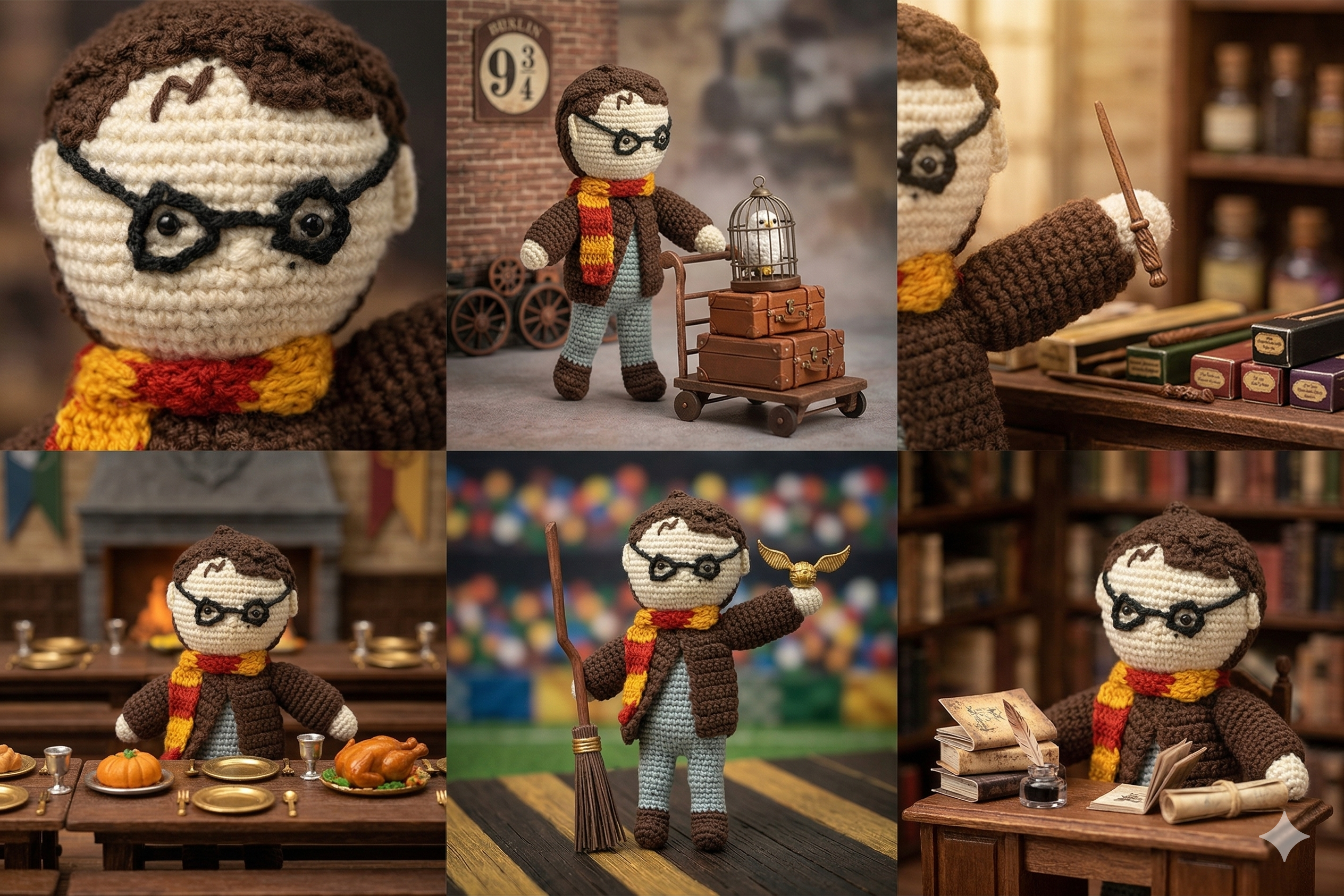 Wizard Extraordinaire – Harry Potter Crochet Toy