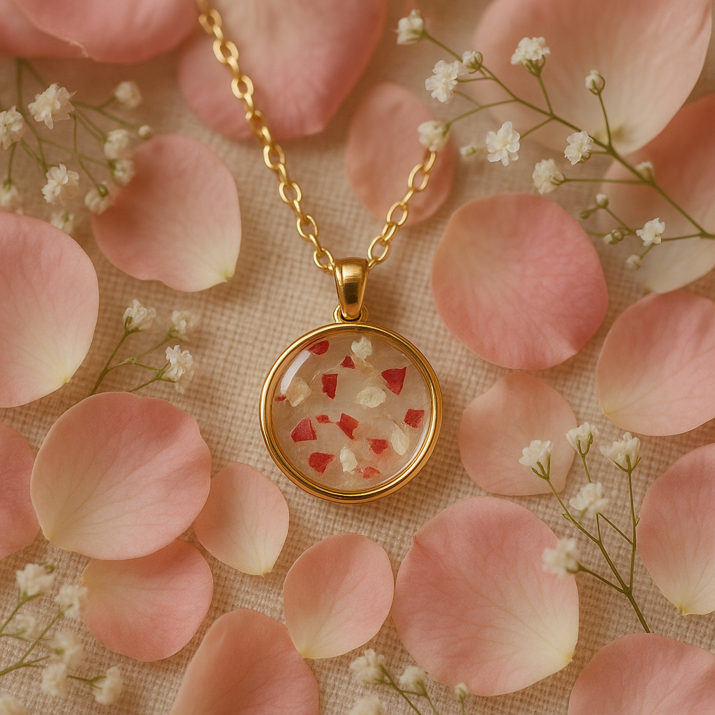 FLO's Blossoming Serenity Baby’s Breath Pendant