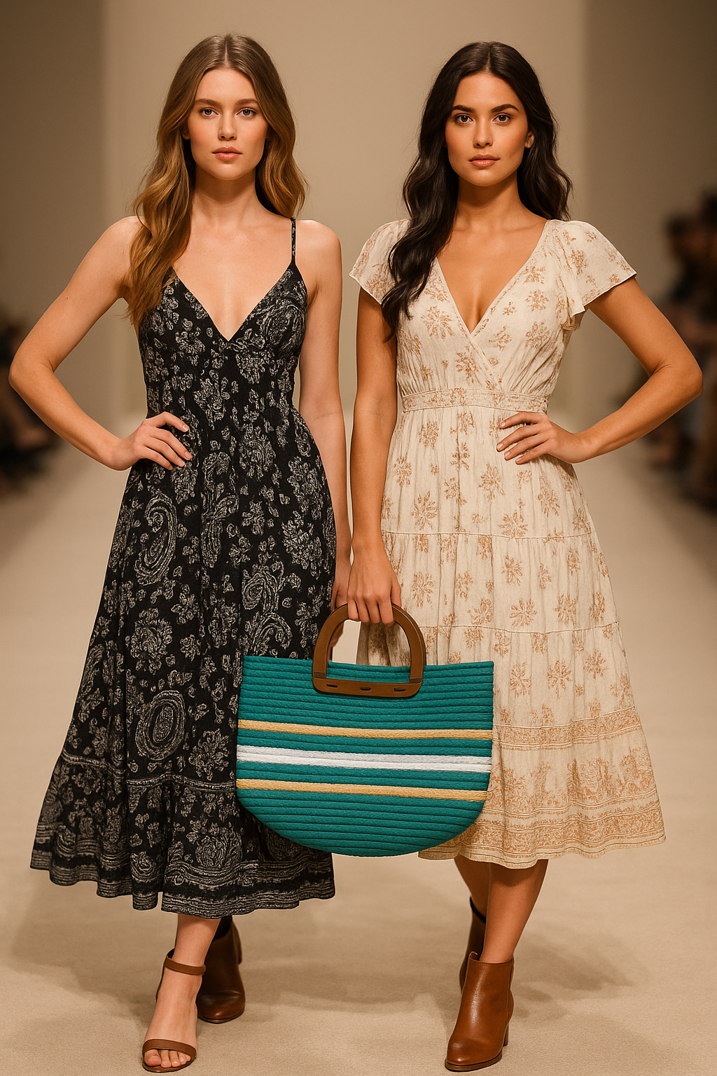 FLO's Azure Drift Crochet Tote