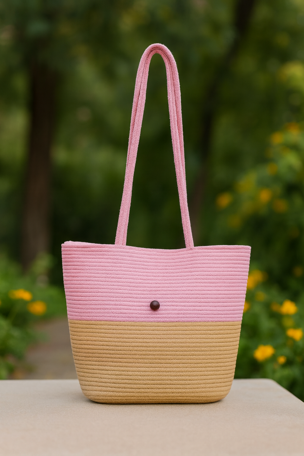 FLO's Sunset Harmony Crochet Tote