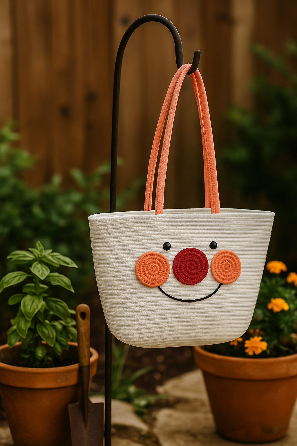 FLO's Sunny Smiles Crochet Tote