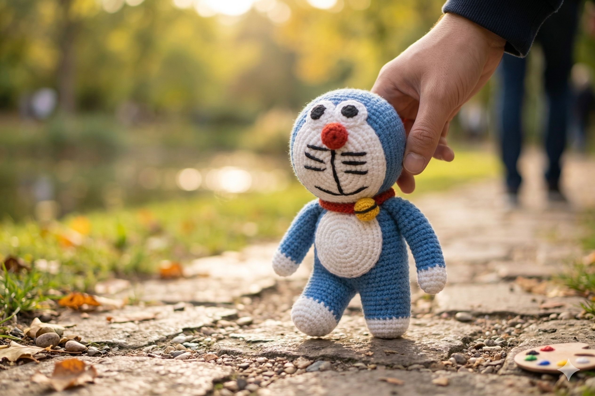 Robo-Buddy – Doraemon Crochet Toy