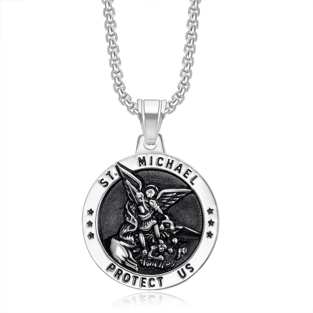 FLOs Divine Guardian Pendant – St. Michael Protect Us