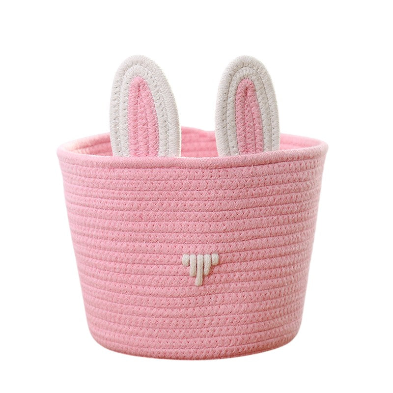 Bunny Ears Crochet Basket