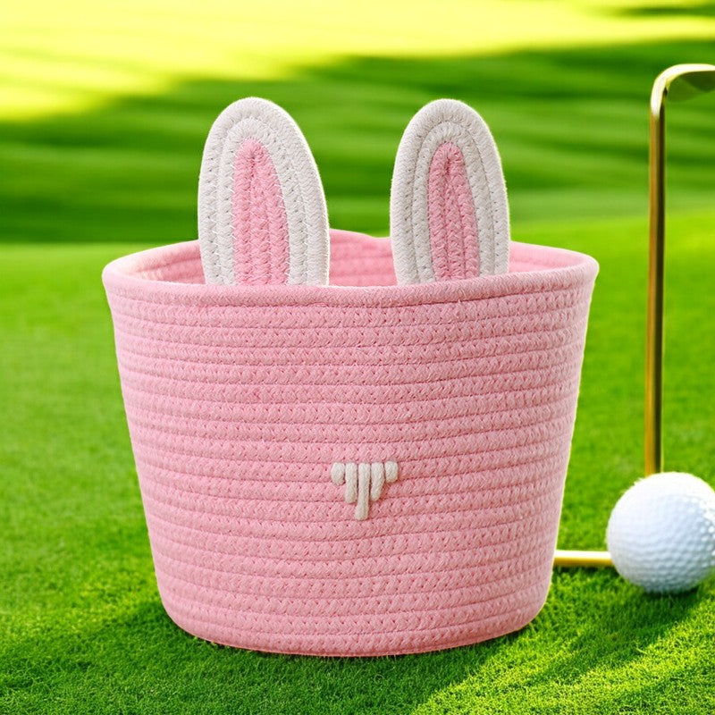 Bunny Ears Crochet Basket