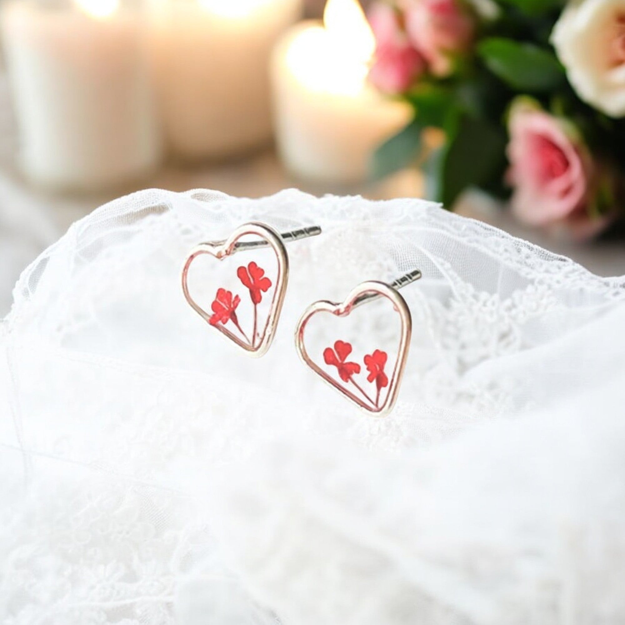 FLO's Blossoming Hearts Earrings