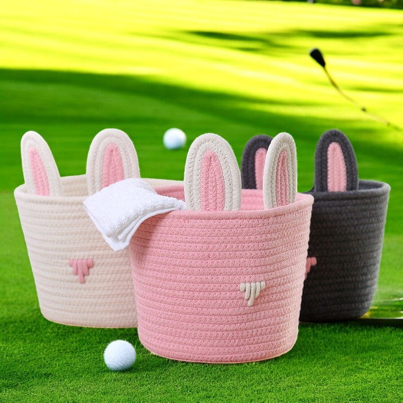 Bunny Ears Crochet Basket