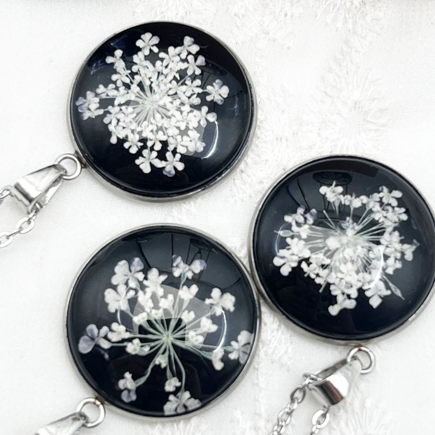 FLO's Midnight Bloom Pendant