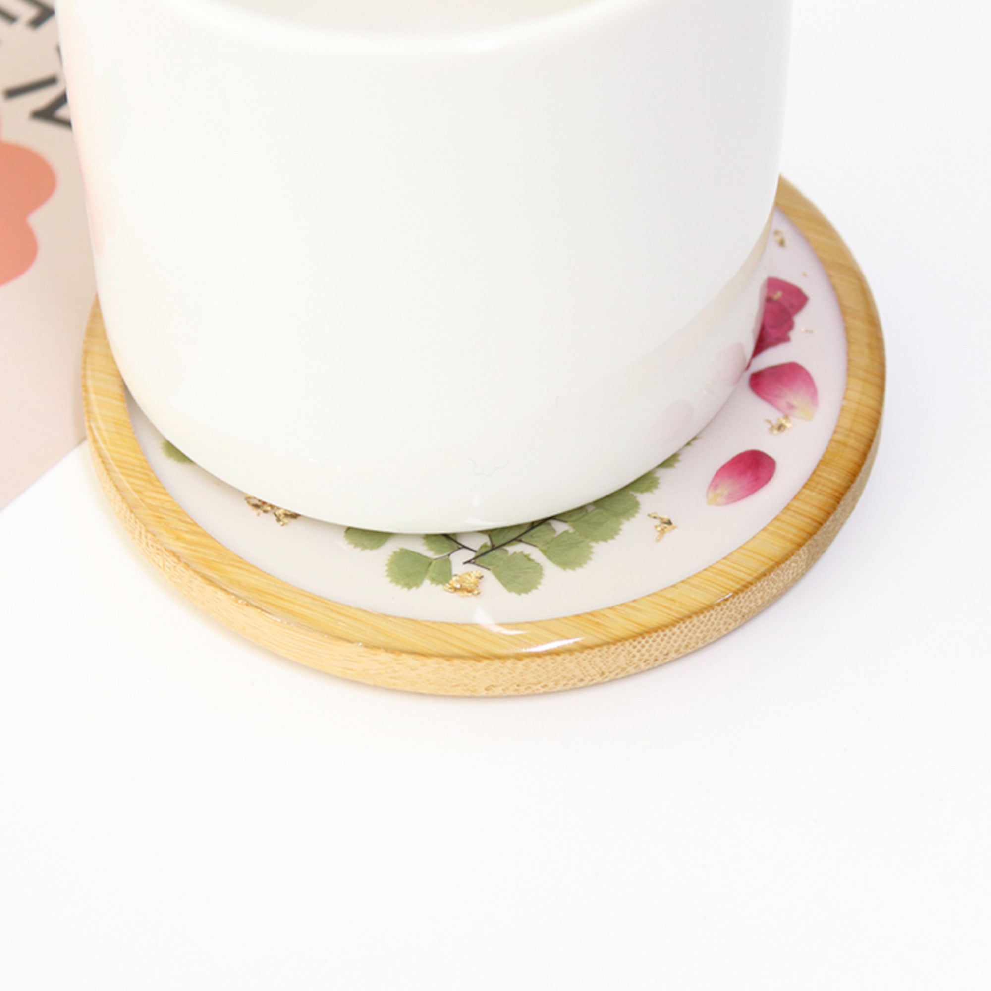 FLO's Blooming Grace Wooden Coaster Set