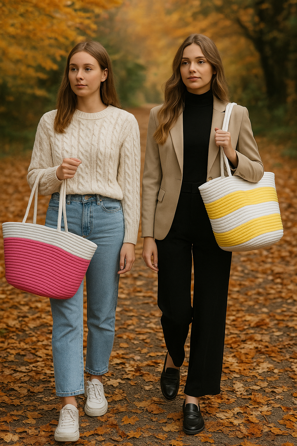 FLO's Sunset Glow Crochet Tote