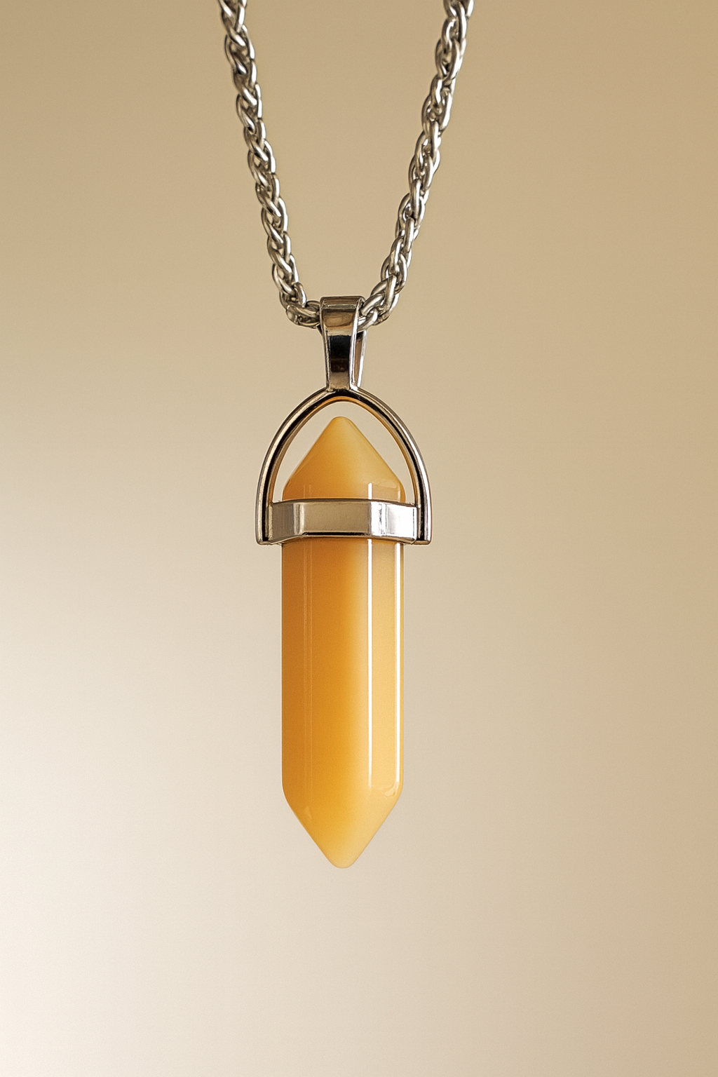 FLO's Citrine HexAura Pendant