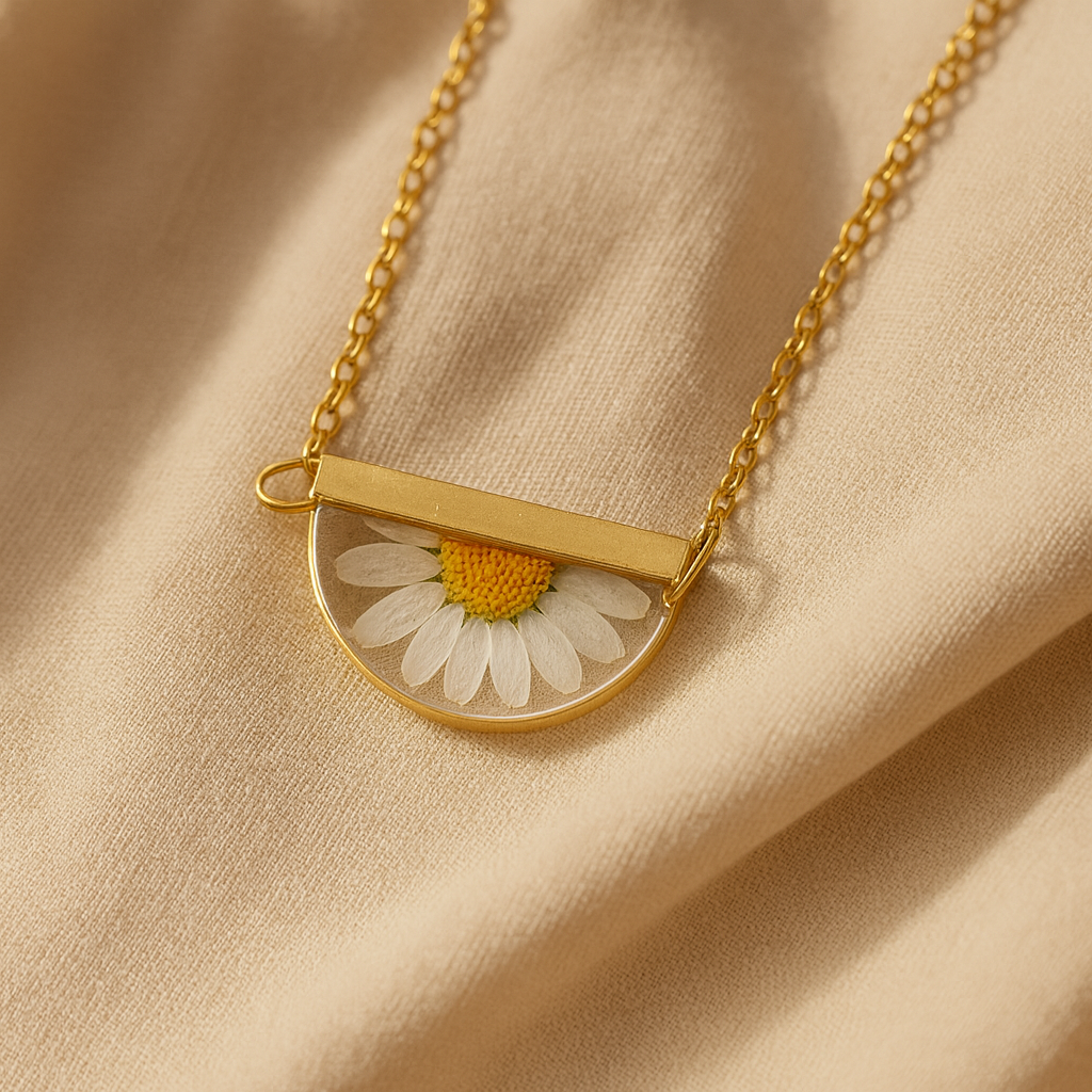 FLO's Golden Daisy Glow Pendant