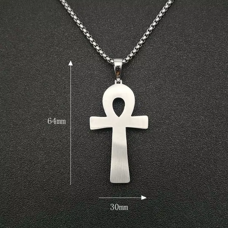 FLOs Key of Life Pendant – Egyptian Ankh Necklace (Gold & Silver Options)