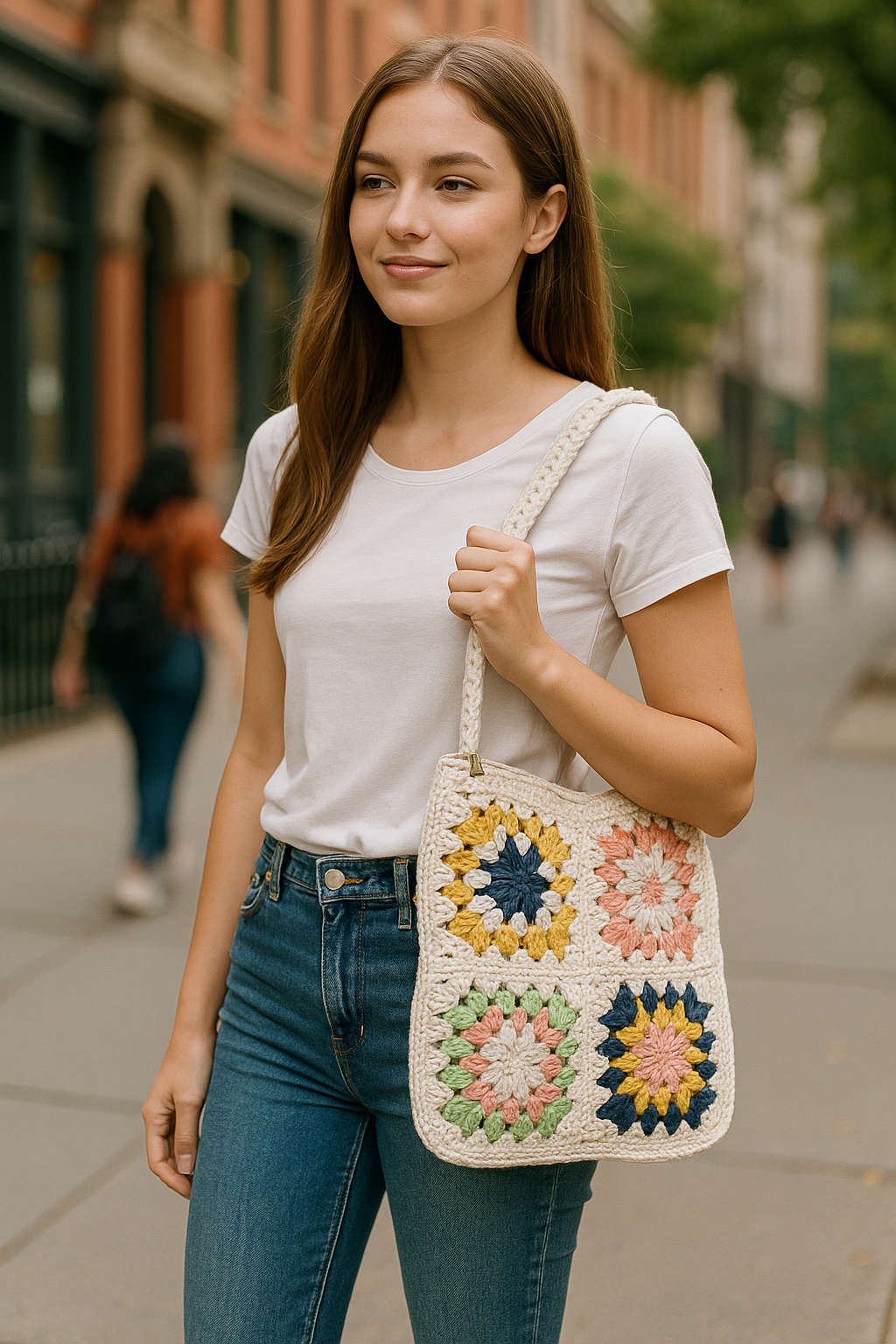 FLO's Sunny Bloom Crochet Sling