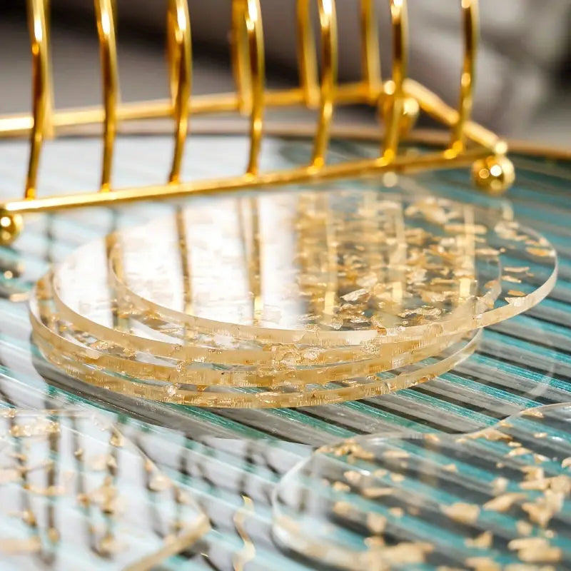 FLO's Golden Luxe Coaster
