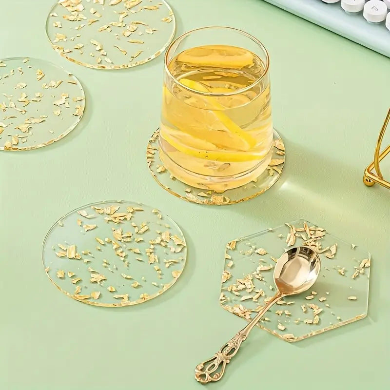 FLO's Golden Luxe Coaster