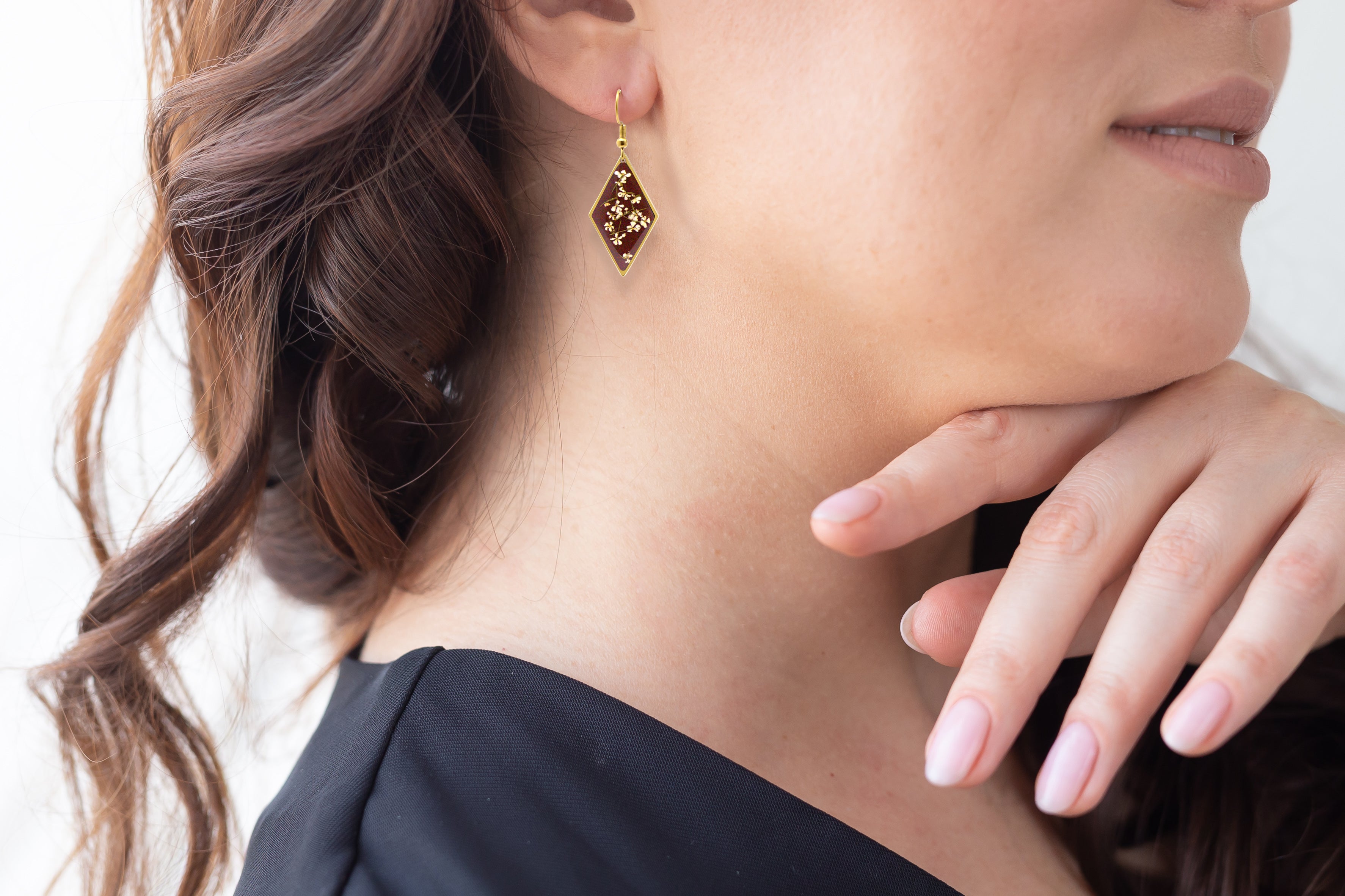 FLO's Crimson Passion Earrings