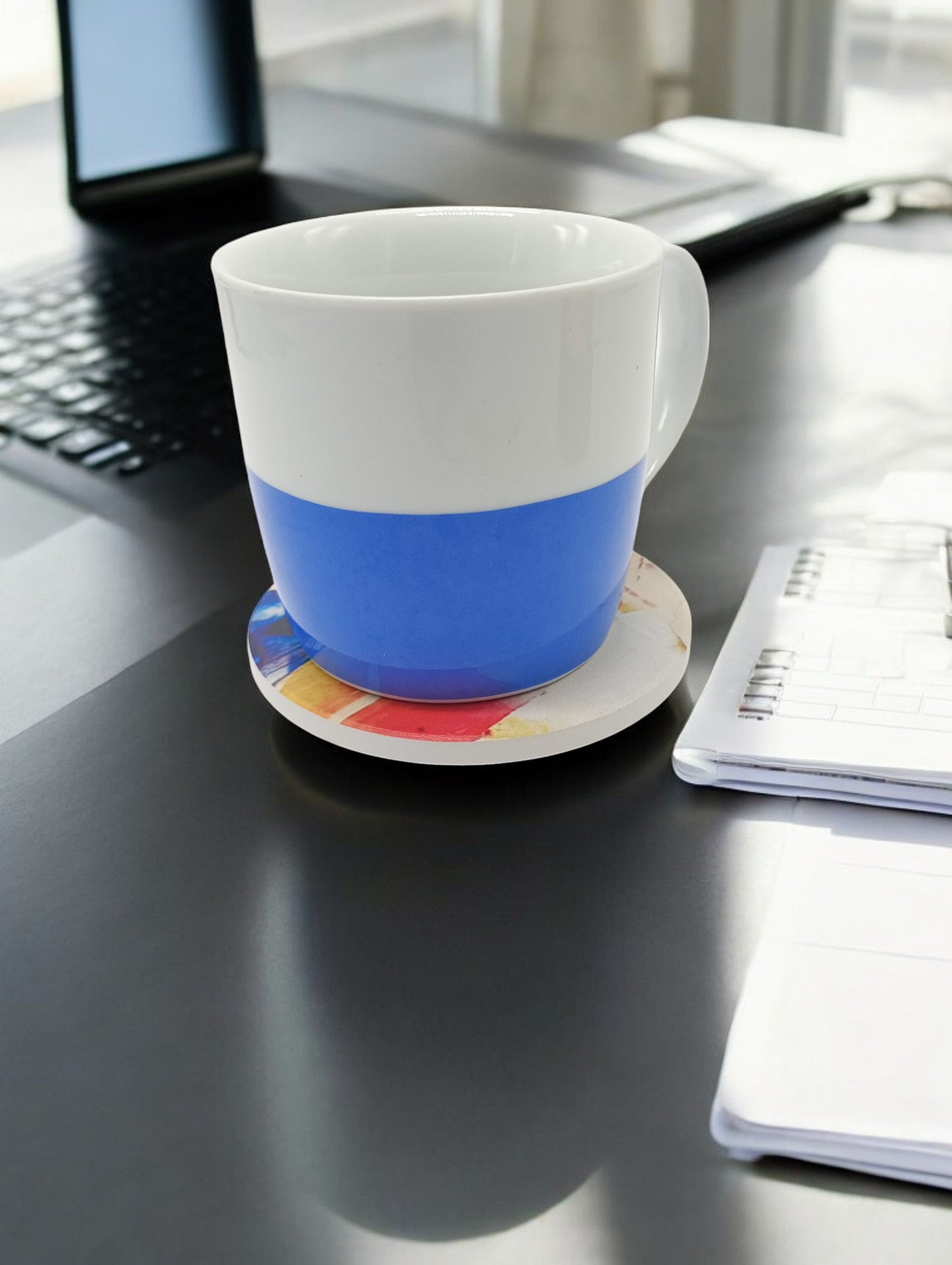 FLO's Colorful Marble Bliss Coaster