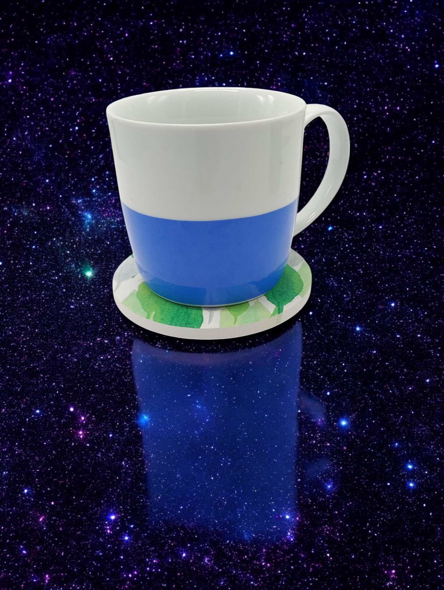 FLO's Verdant Leaf Harmony Coaster