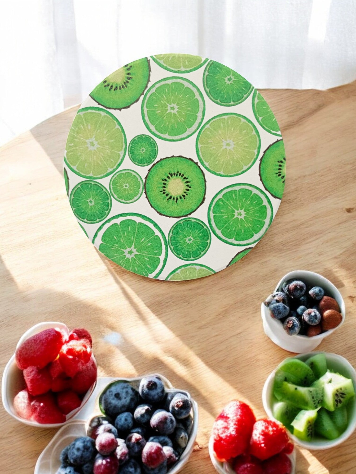 FLO's Green Citrus Delight Coaster