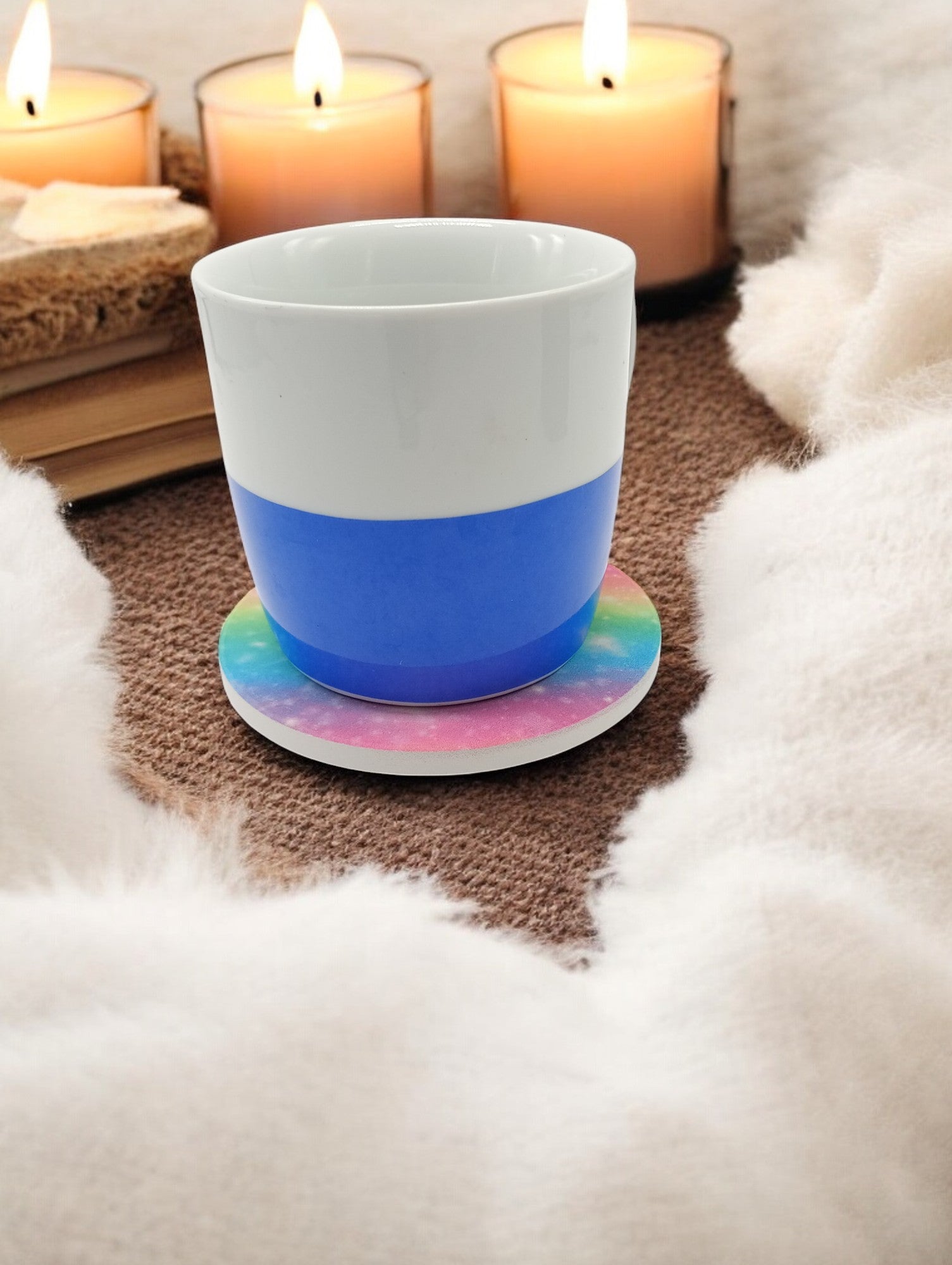 FLO's Rainbow Aura Coaster