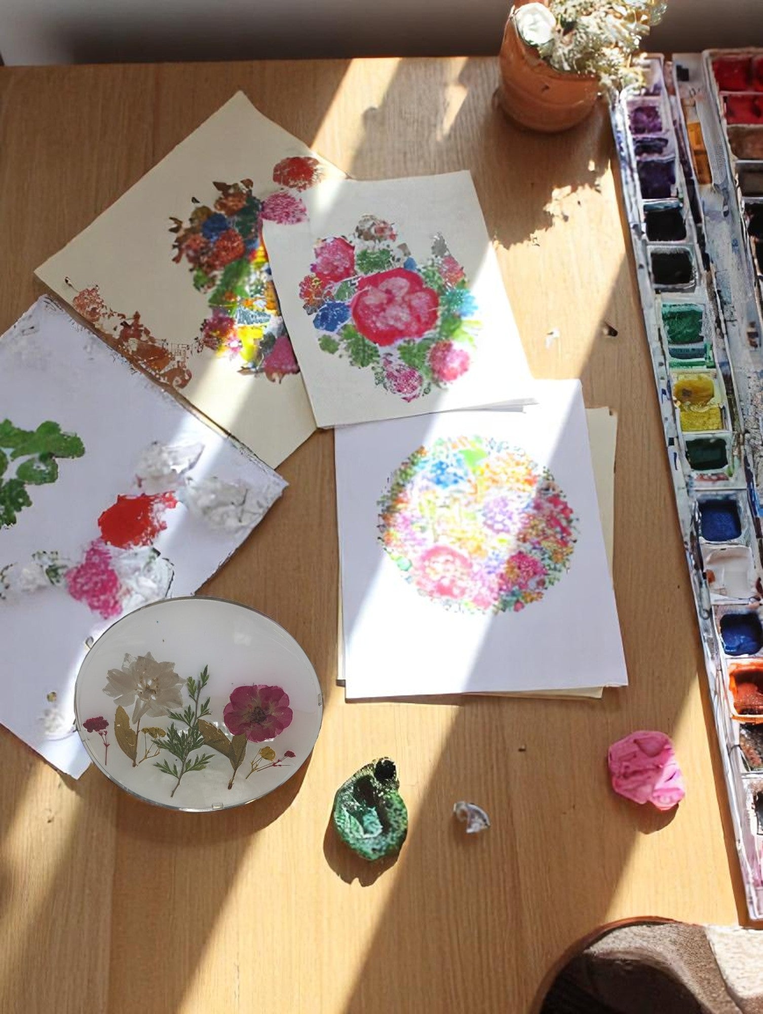 FLO's Floral Vintage Blossom Mix Coaster