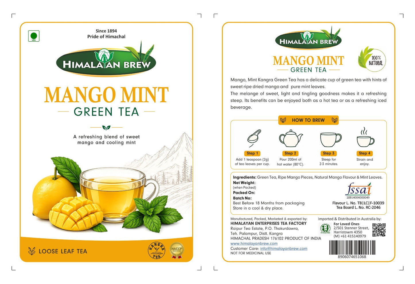 Mango Mint Green Tea