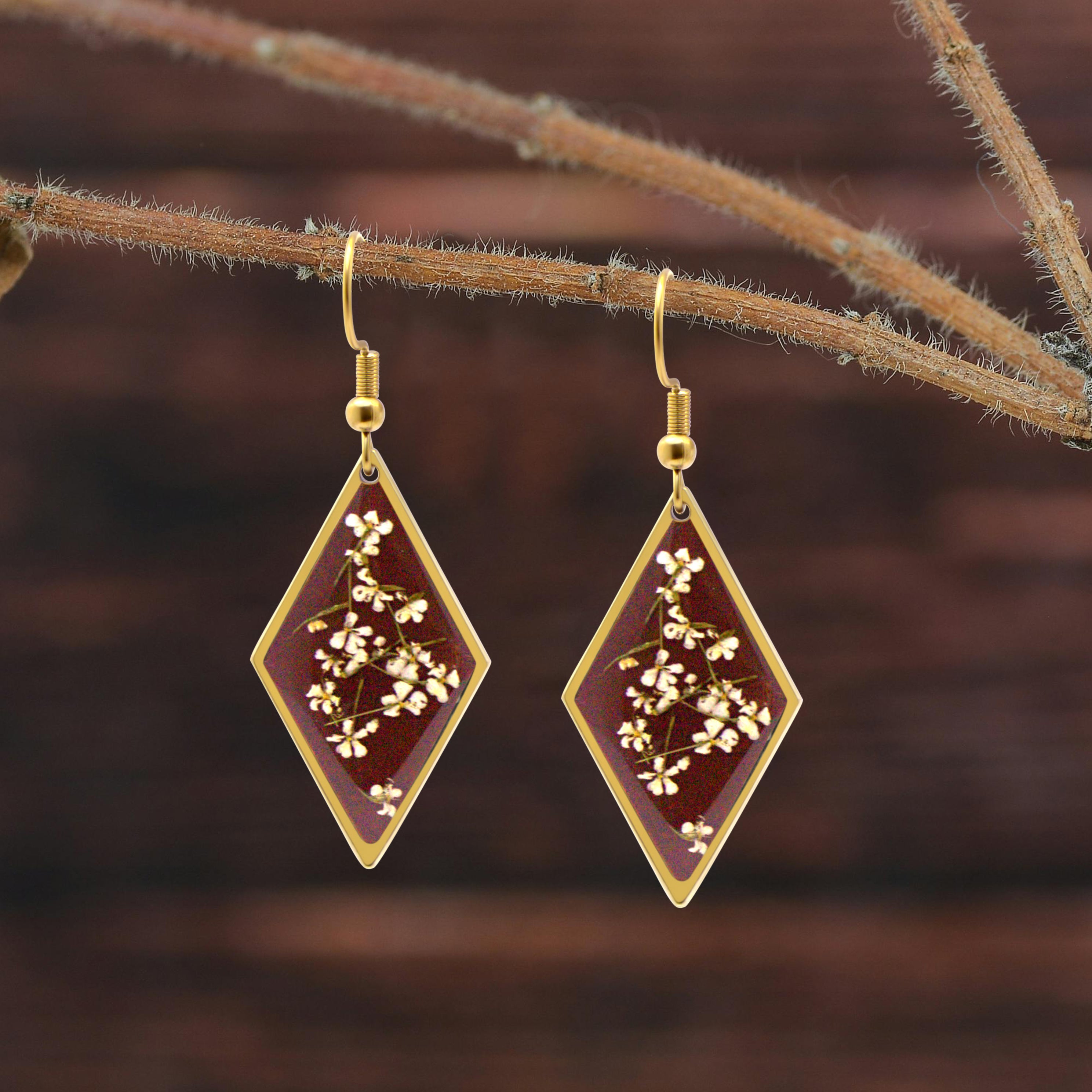 FLO's Crimson Passion Earrings