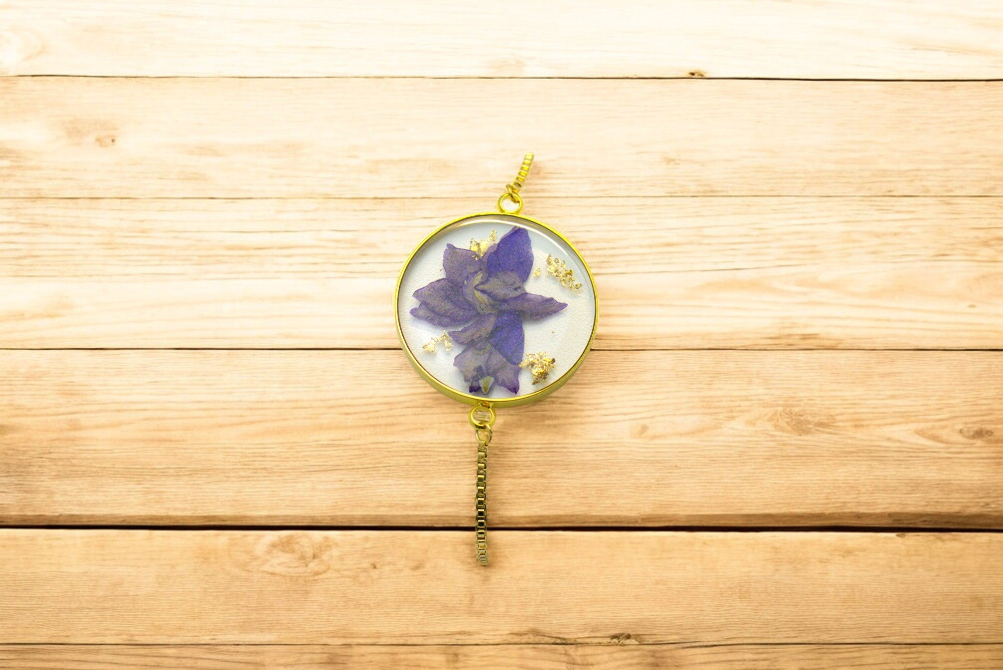 FLO's Royal Bloom Larkspur Bracelet