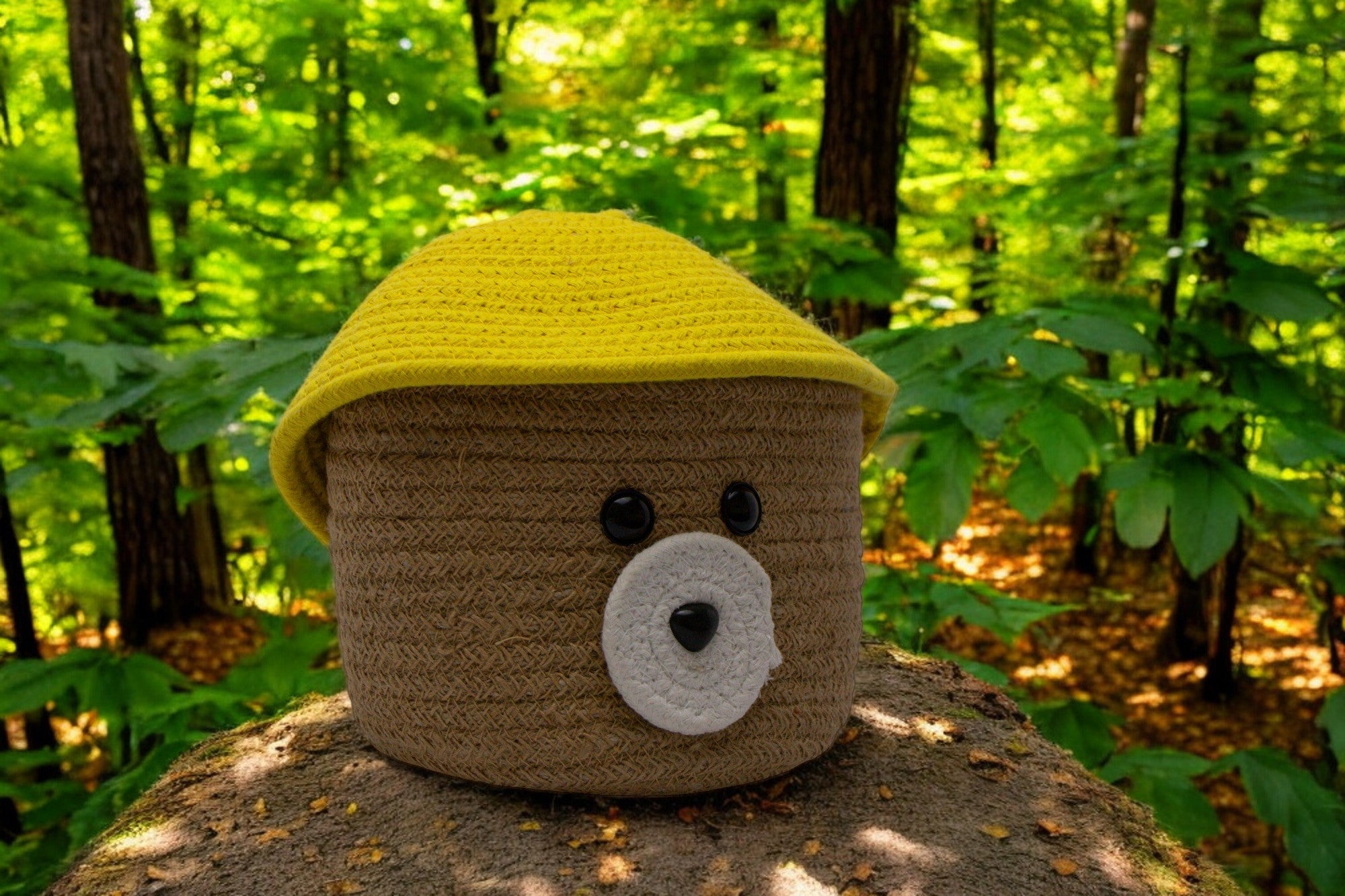 Cubby Bear Crochet Basket