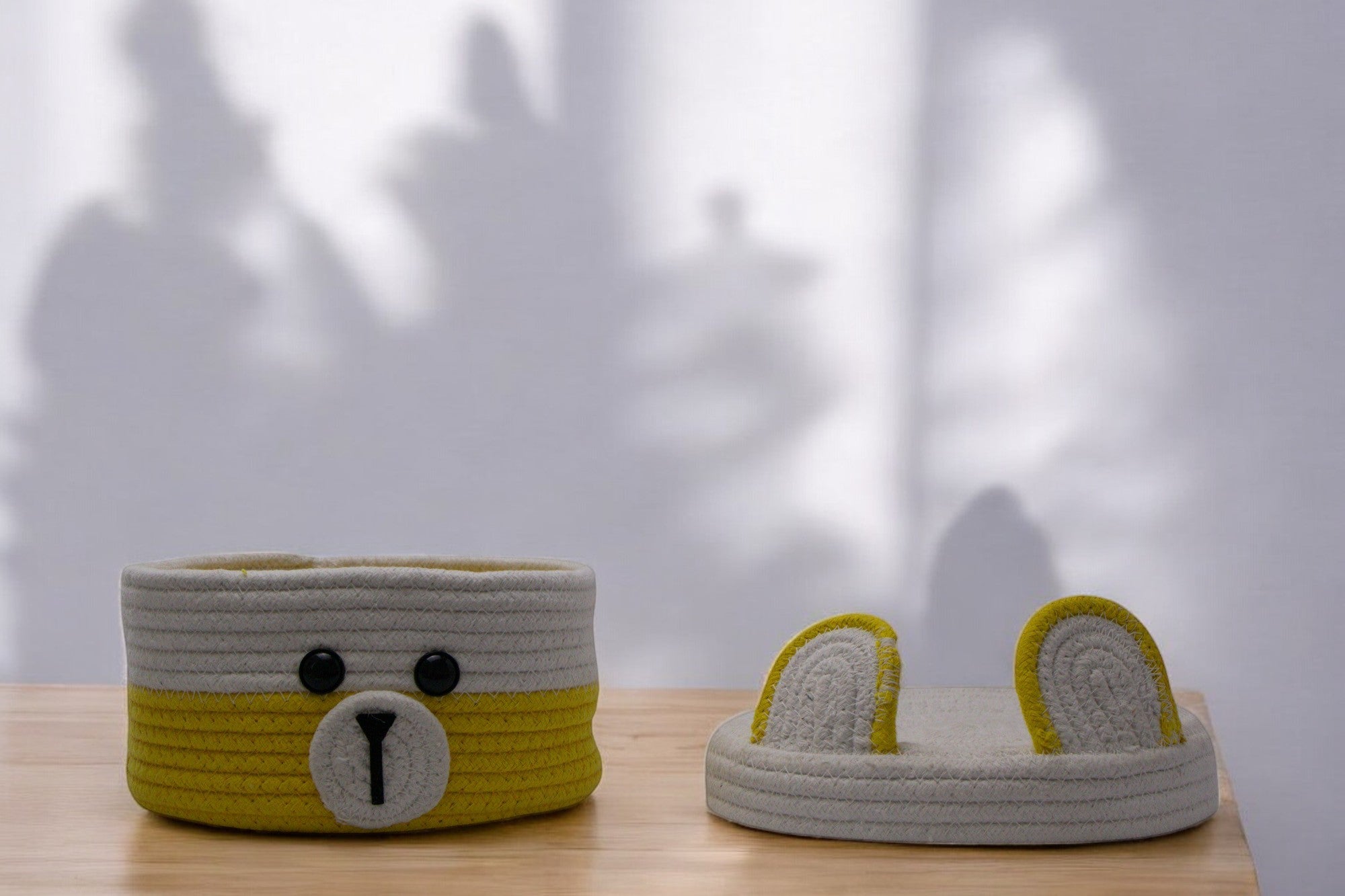 Bunny Face Crochet Storage Basket