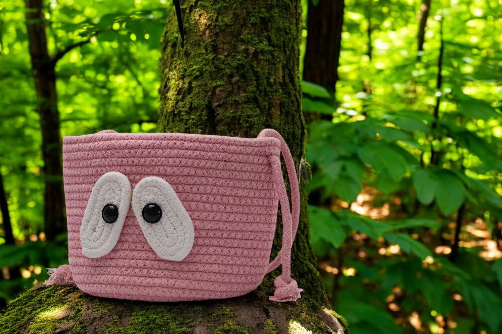Peek-a-Boo Owl Crochet Bag Set
