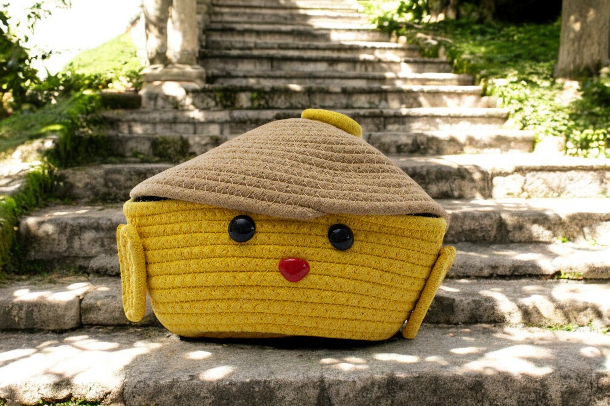 Happy Dumpling Crochet Basket