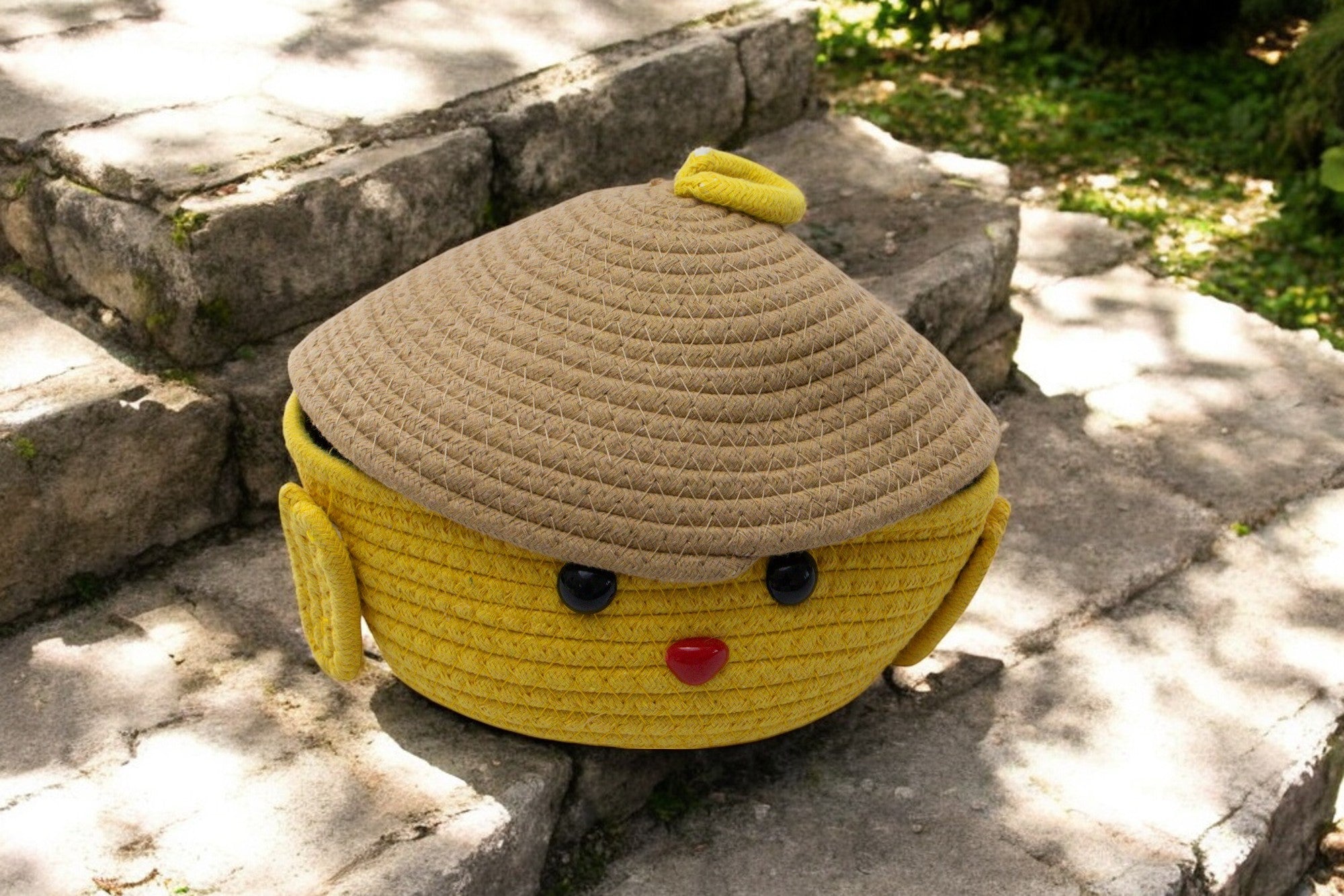 Happy Dumpling Crochet Basket