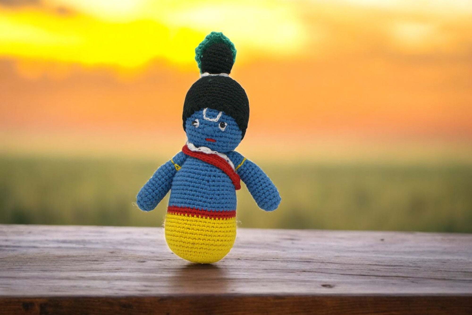 Enchanted Wonder – Krishna Crochet Toy