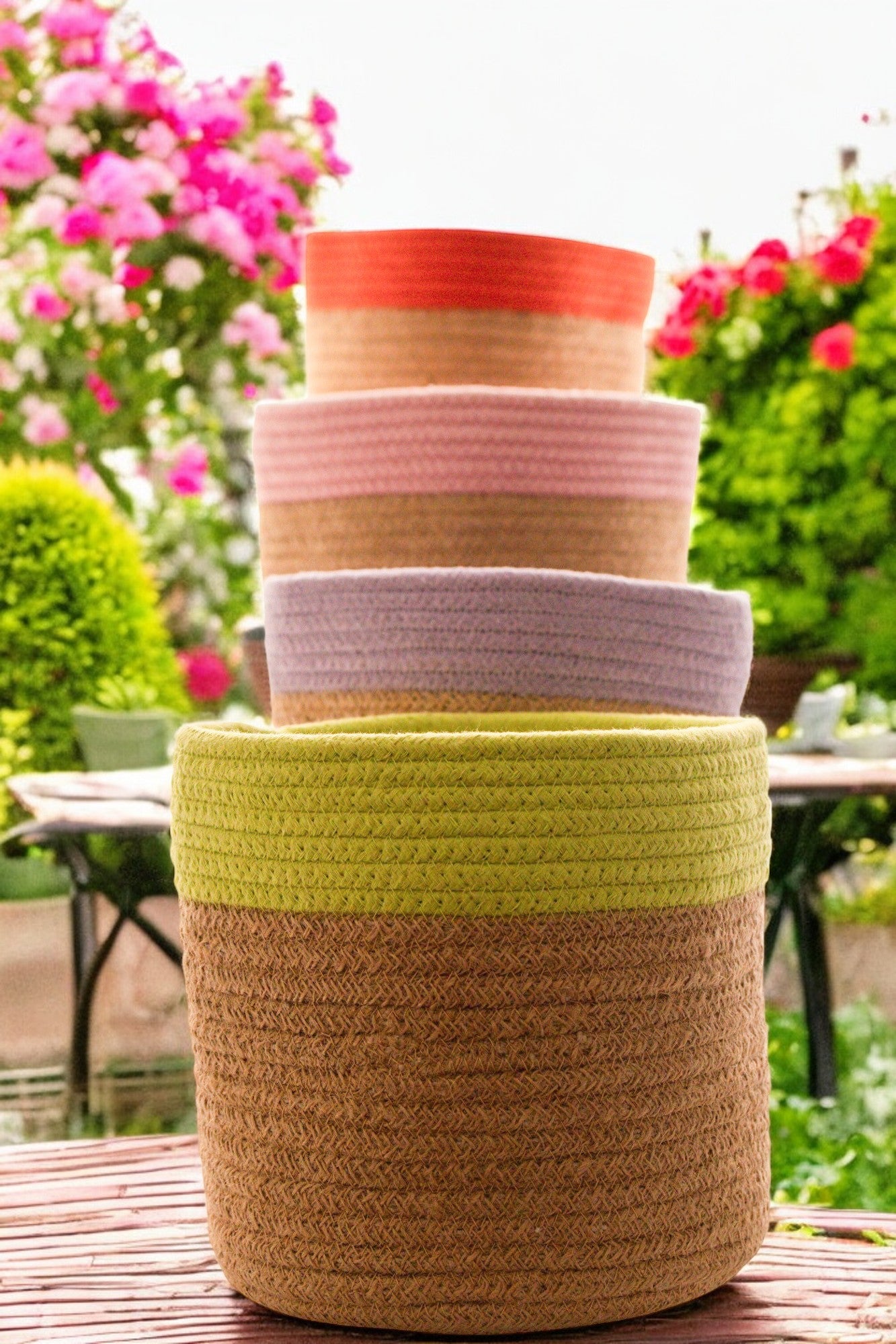 Elegant Crochet Storage Basket