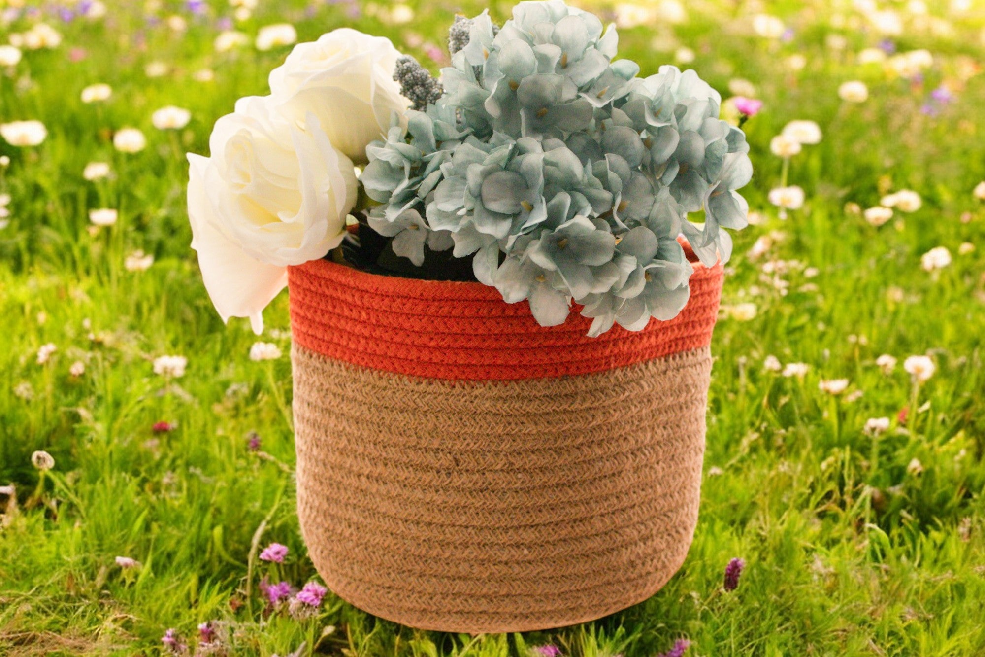 Elegant Crochet Storage Basket