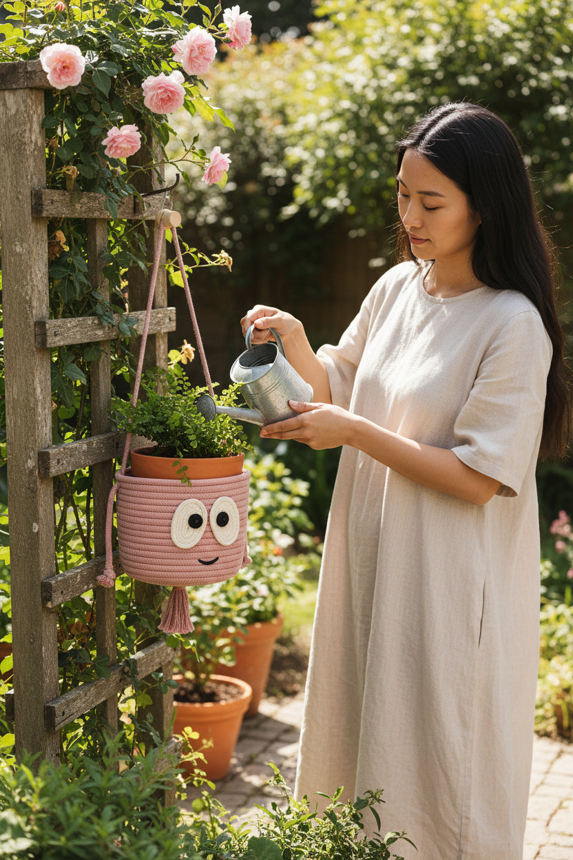 Peek-a-Boo Owl Crochet Bag Set