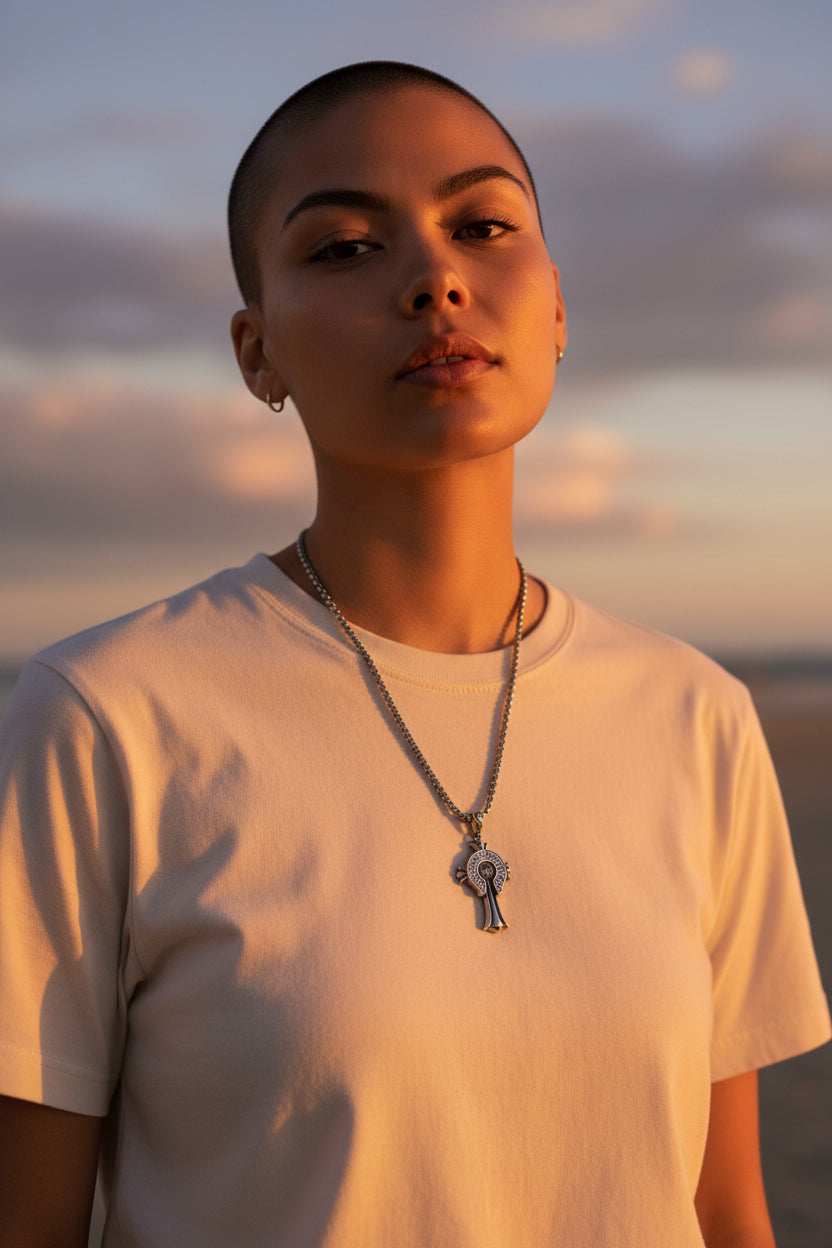 FLOs Celestial Seal Cross Pendant