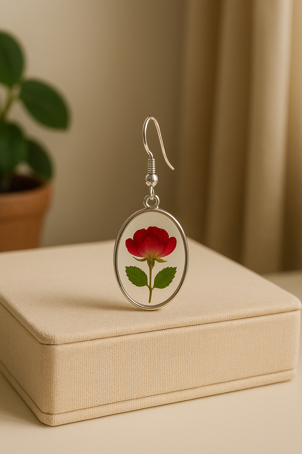 FLO's Blooming Rose Drop Earrings