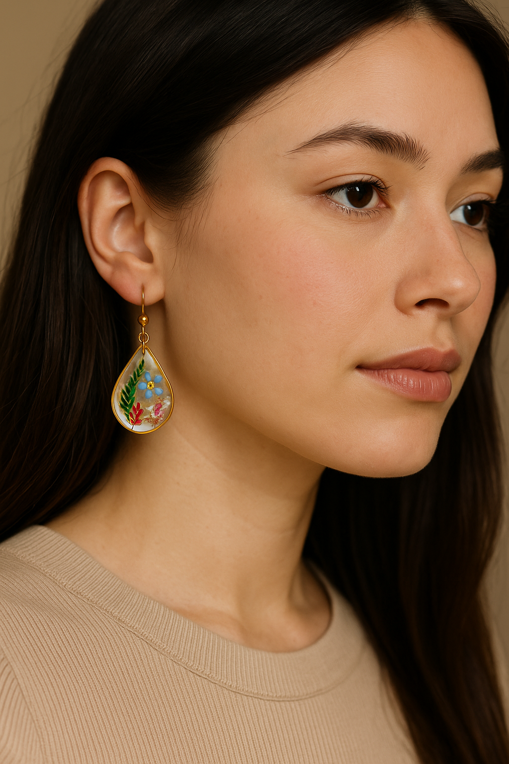 FLO's Garden Harmony Teardrop Earrings