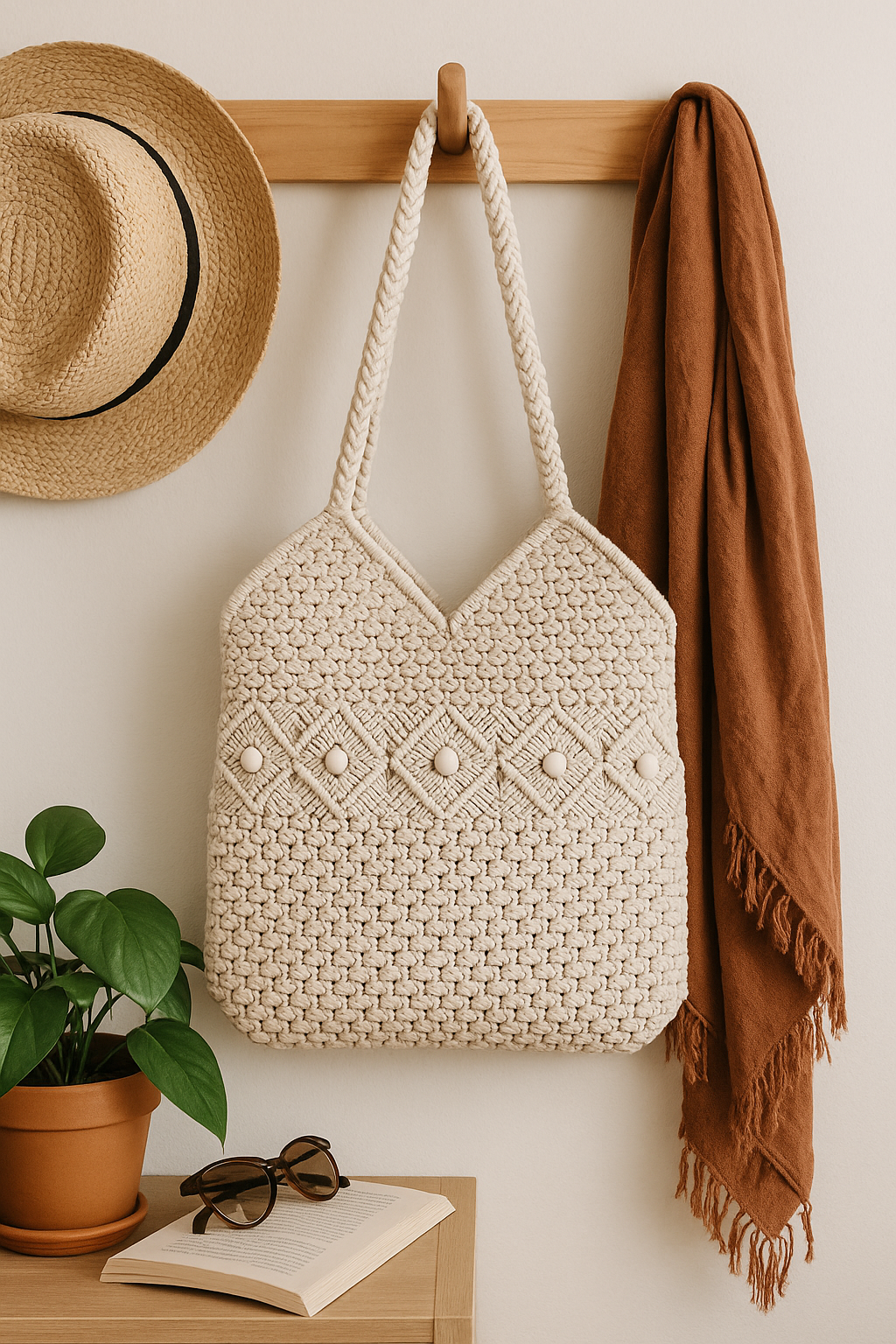 FLO's Sandshell Crochet Tote