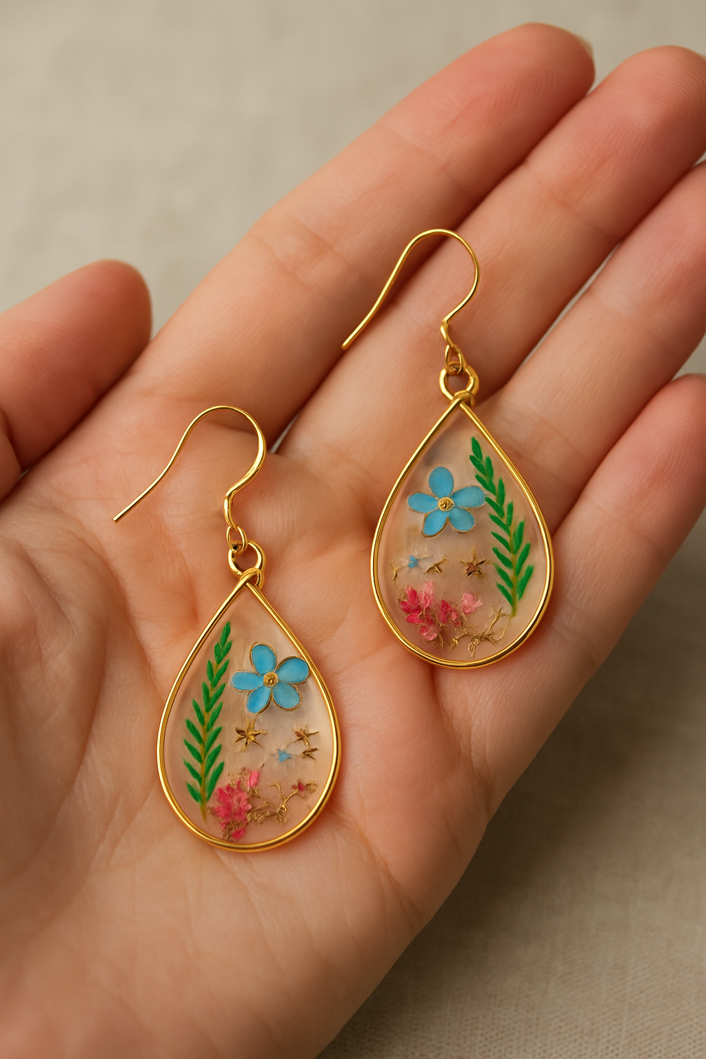 FLO's Garden Harmony Teardrop Earrings