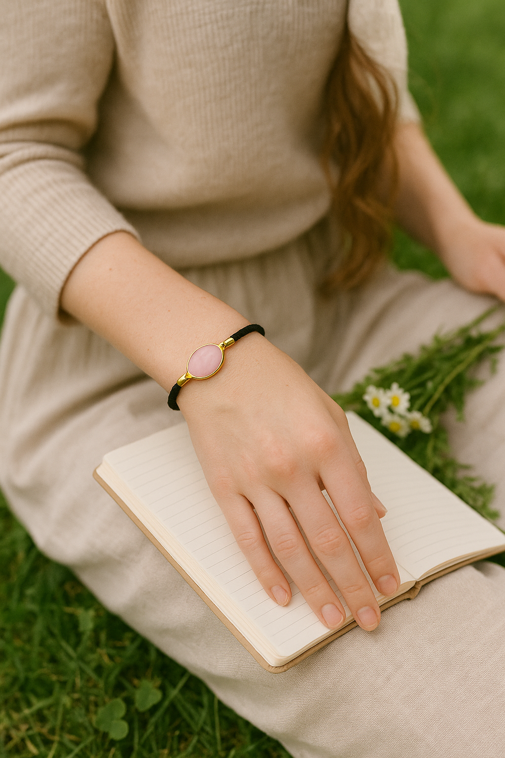 FLO's Rose Quartz Elegance Bracelet