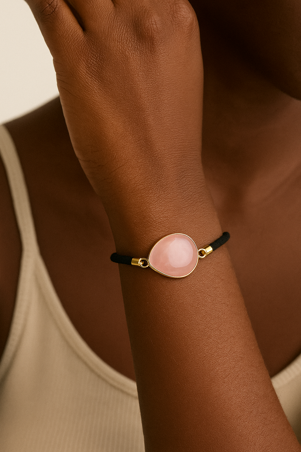 FLO's Rose Quartz Elegance Bracelet
