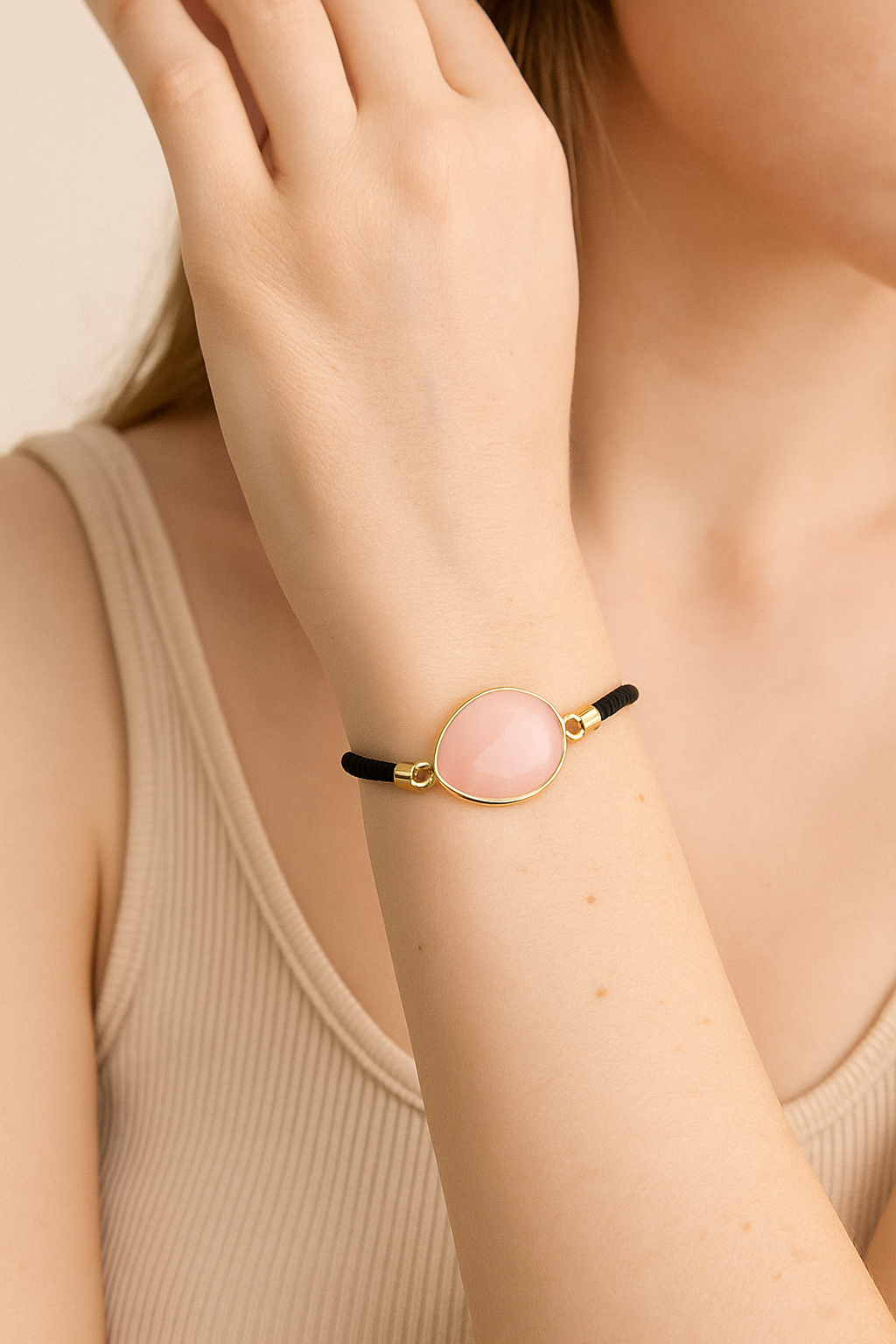 FLO's Rose Quartz Elegance Bracelet