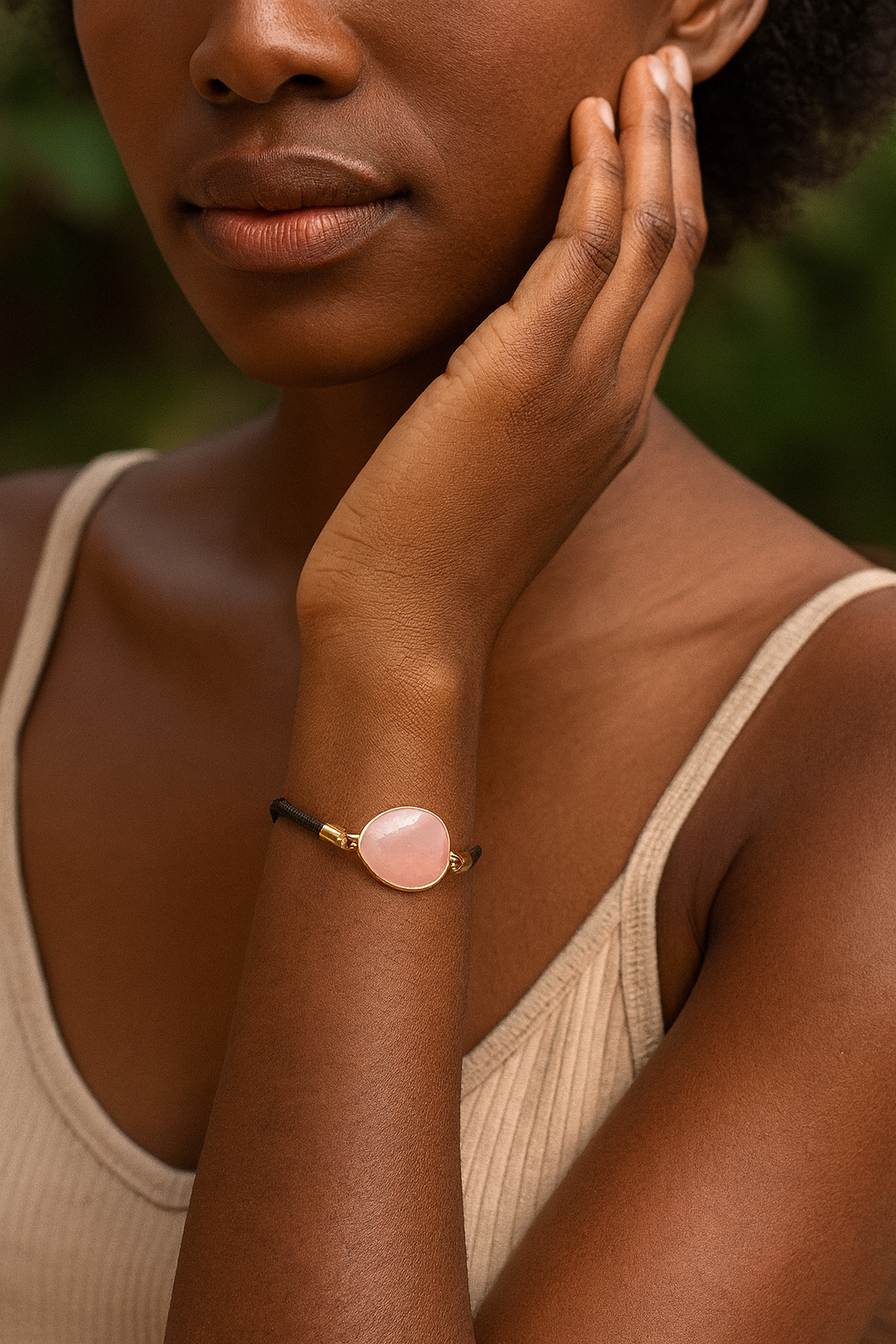 FLO's Rose Quartz Elegance Bracelet