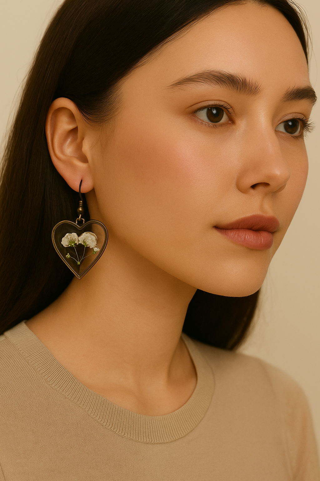 FLO's Eternal Bloom Heart Earrings
