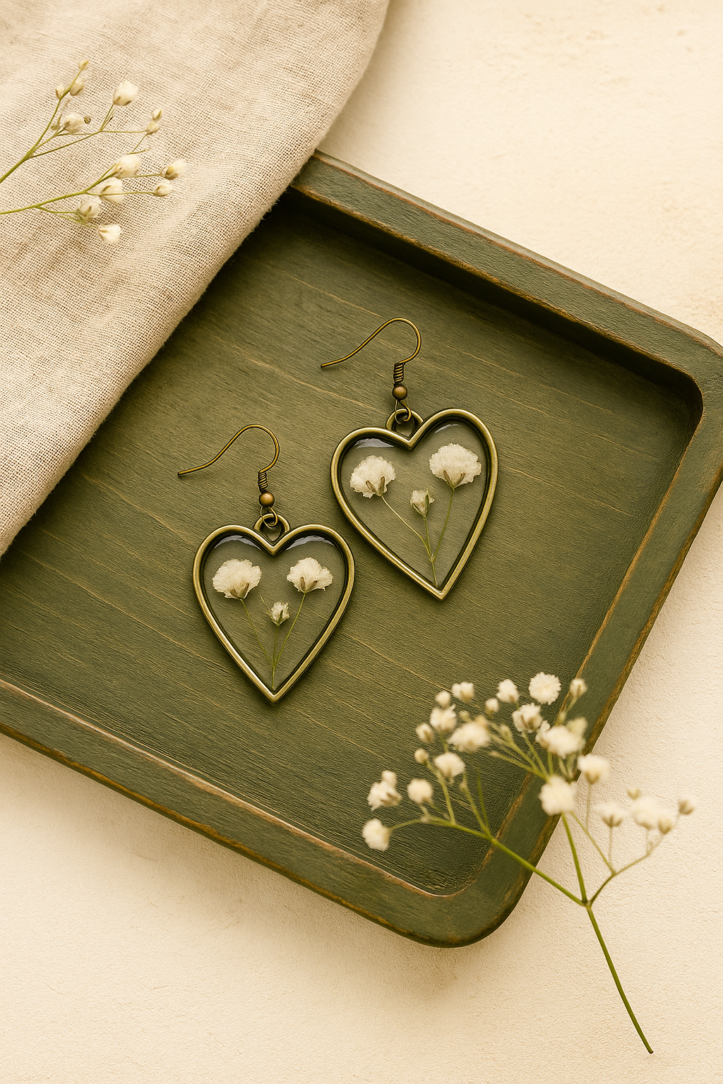 FLO's Eternal Bloom Heart Earrings